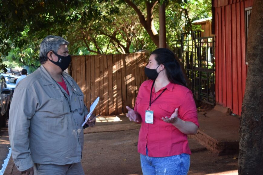 Posadas: realizaron relevamiento para el acceso a la red de energía eléctrica en la chacra 246 2 4 - Energia de Misiones - 3