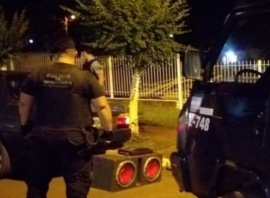 Montecarlo y Eldorado: efectivos policiales recuperaron una moto y parlantes robados 1 2 - Parlante recuperado - 1