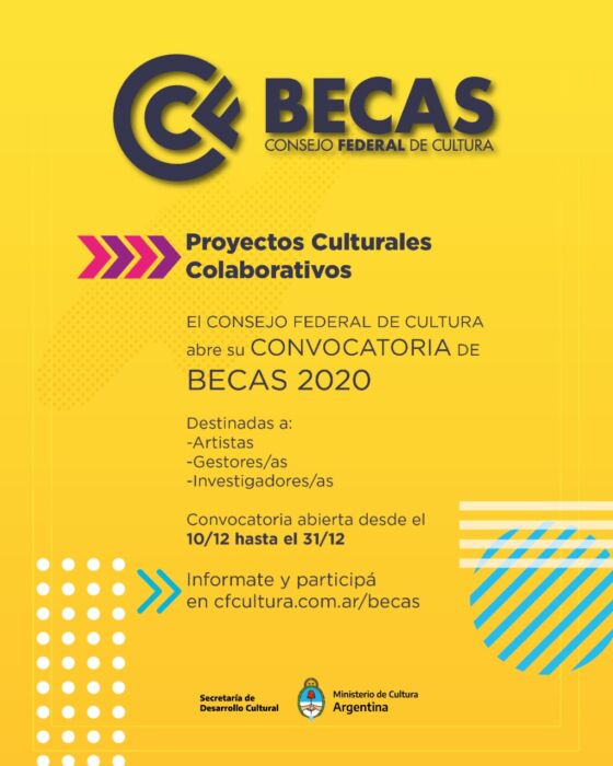 Lanzan becas para proyectos culturales colaborativos 1 2 - becas 2020 1 - 1