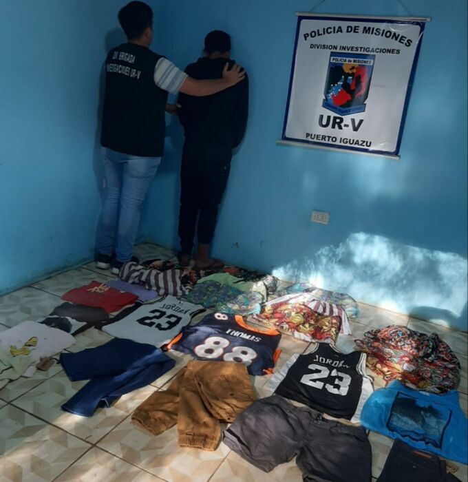 Recuperaron objetos robados y aprehendieron a tres jóvenes en Puerto Iguazú 2 4 - Tercer detenido - 3