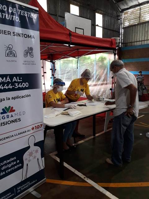 Eldorado: en su primer día, el Centro de Testeo Rápido realizó 160 determinaciones 1 2 - centro de testeo eldorado 2 - 1