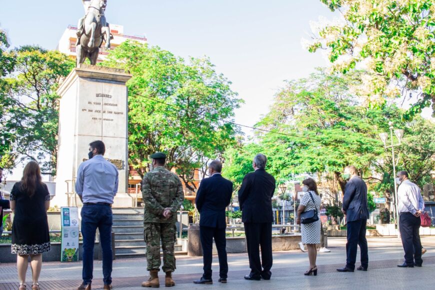 Homenajearon en Posadas al General San Martin en el 243° aniversario de su natalicio 2 4 - Homenaje 2 - 3
