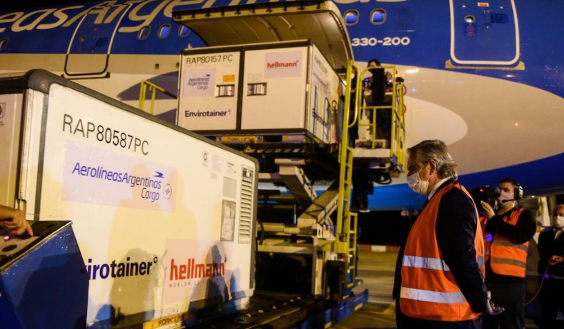 Argentina superó las 10 millones de vacunas recibidas contra el coronavirus 1 2 - aerolineas - 1