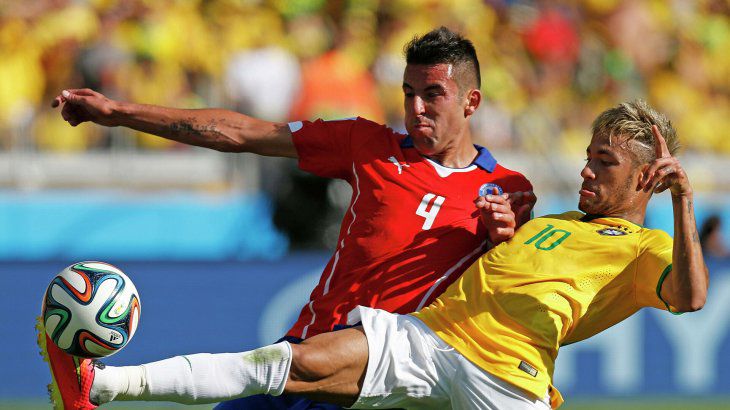 Copa América: Perú-Paraguay y Brasil-Chile abren hoy los cuartos de final 1 2 - Brasil Chile - 1