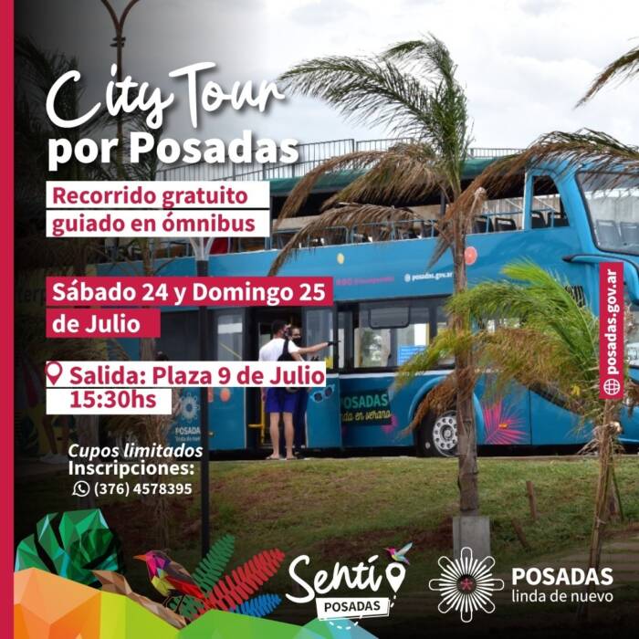 City tour en Posadas: “La Jangada”, nueva propuesta para el finde 1 2 - city tour - 1