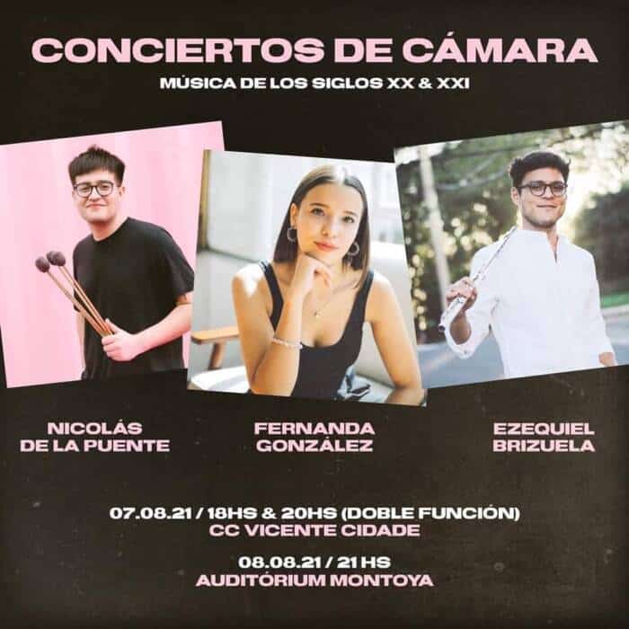 Con una amplia agenda, el centro cultural Vicente Cidade reabre sus puertas 1 2 - Flyer concierto - 1