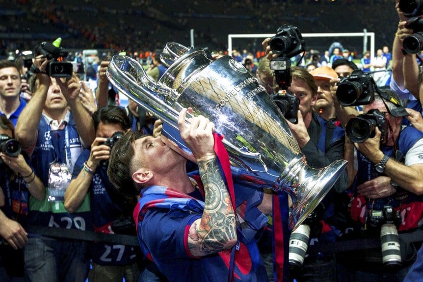 Messi y su salida del Barcelona: partidos, goles, títulos y récords 3 6 - Lionel Messi 3 - 5
