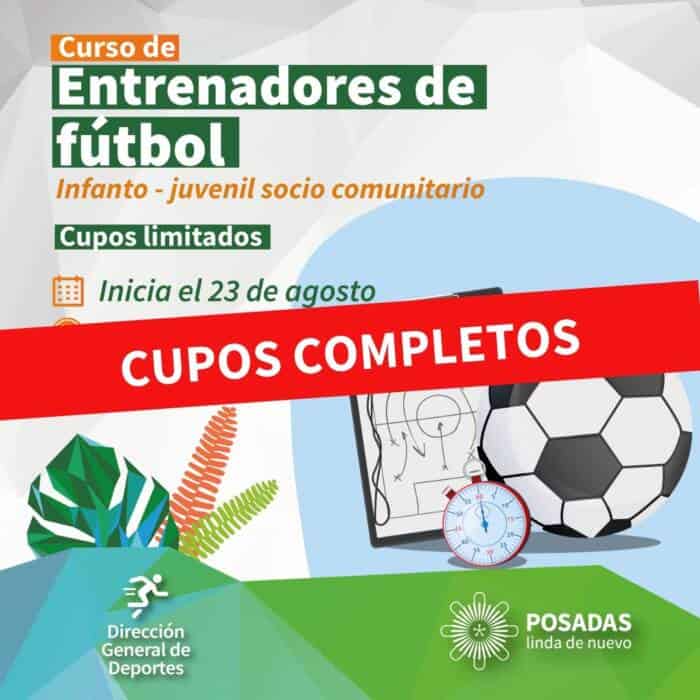 Posadas: arrancan las clases en la Escuela de Entrenadores de fútbol infanto-juvenil 1 2 - clases 1 - 1
