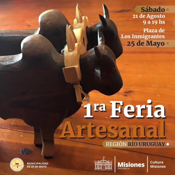 Este sábado, 25 de Mayo será sede de la 1ra Feria Artesanal – Región Río Uruguay 1 2 - flyer - 1