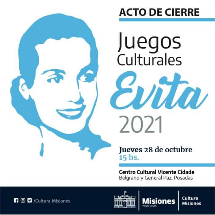 El jueves se realizará la final provincial de los Juegos Culturales Evita 2021 1 2 - Final Juegos Evita - 1