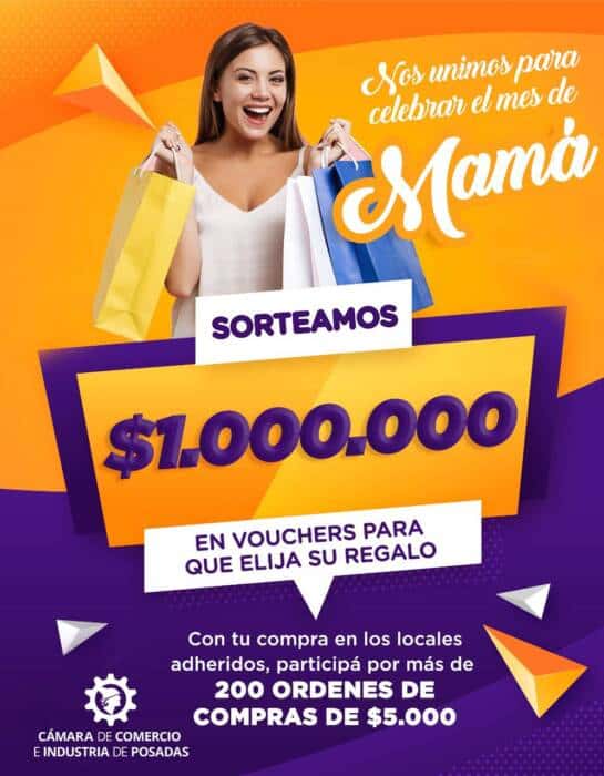 Mes de las madres: sortearán vouchers de compras por un millón de pesos en Posadas 1 2 - WhatsApp Image 2021 10 12 at 18.27.11 1 - 1