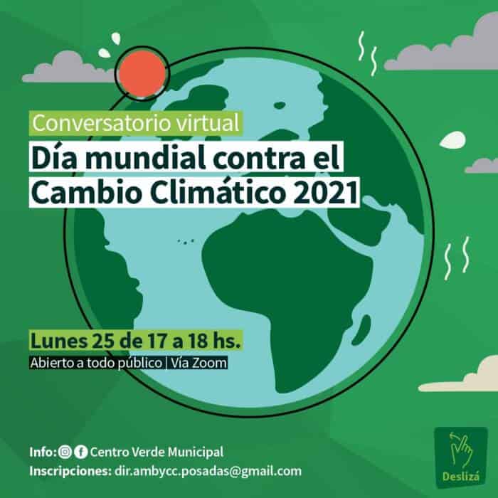 Este lunes realizarán conversatorio virtual sobre el cambio climático 1 2 - conversatorio cambio climatico - 1