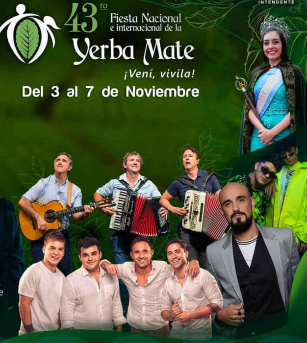 Hoy comienza la 43ª edición de la Fiesta Nacional e Internacional de la Yerba Mate en Apóstoles 1 2 - 79765 imagen - 1