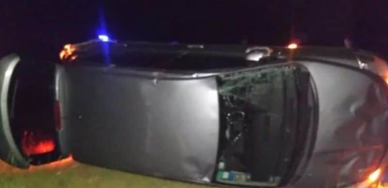 Chango Spasiuk volcó con su auto en una ruta de Corrientes: solo daños materiales 1 2 - auto chango - 1