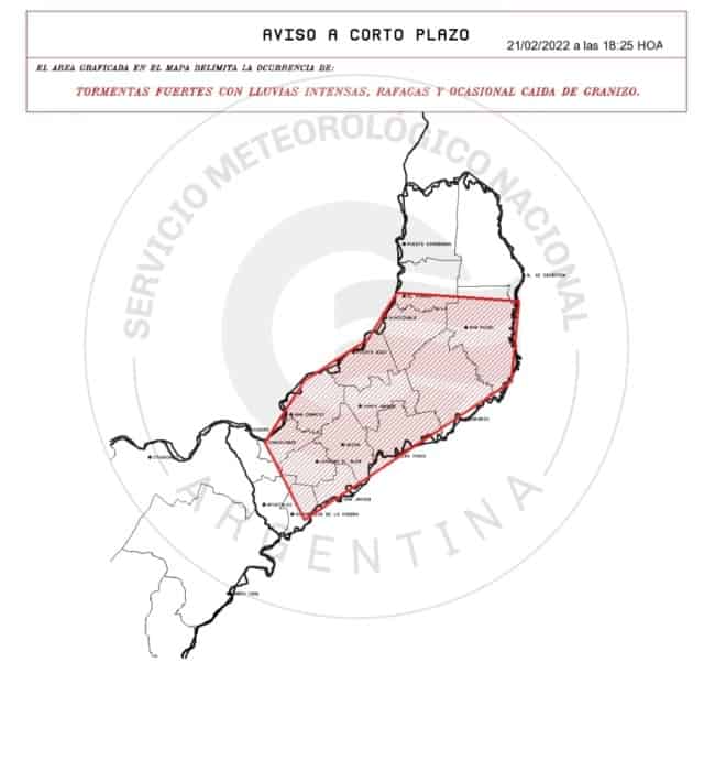 Anuncian fuertes lluvias y tormentas en varias localidades de Misiones 1 2 - misiones tormenta - 1