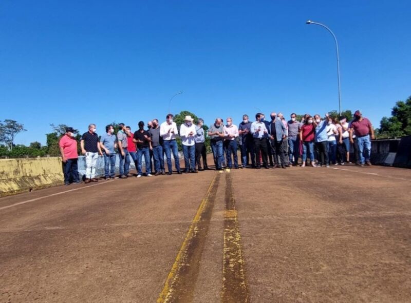 Integración regional: avanza el pedido para la apertura del puente Andresito-Capanema 7 14 - reunion puente 7 - 13