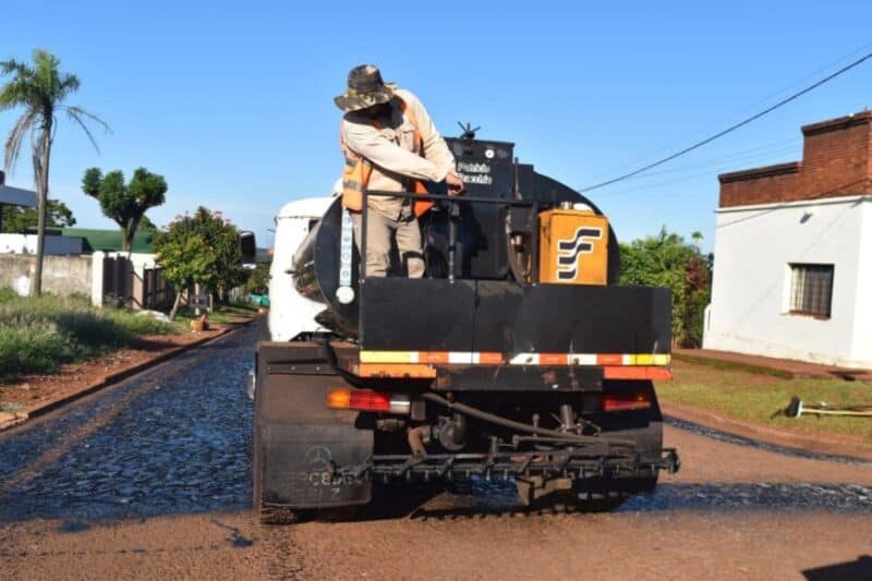 Fuerte avance en la pavimentación de calles y avenidas en Campo Grande 4 8 - 1 3 - 7