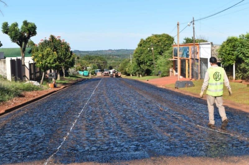 Fuerte avance en la pavimentación de calles y avenidas en Campo Grande 1 2 - obaras campo grande 2 - 1