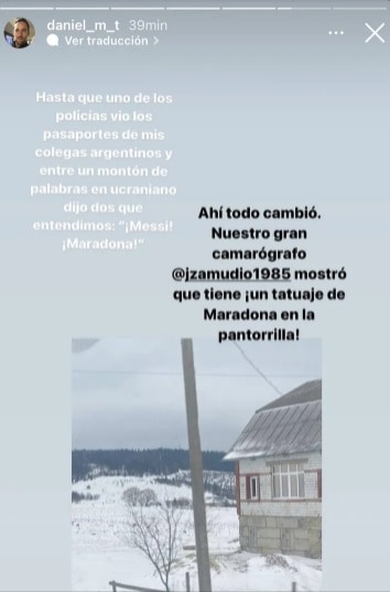 Detuvieron a un periodista en Ucrania y lo liberaron gracias a un tatuaje de Maradona 2 4 - tatto3 - 3