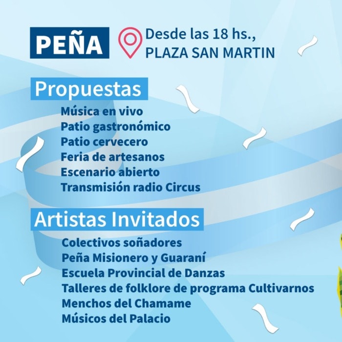 Con peña, música y baile, Posadas celebrará el 212º aniversario de la Revolución de Mayo 2 4 - WhatsApp Image 2022 05 24 at 9.04.10 AM - 3