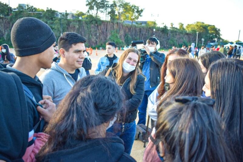 Unos 300 jóvenes participaron de una jornada de concientización vial en Posadas 1 2 - Seguridad Vial Juventud 3 - 1