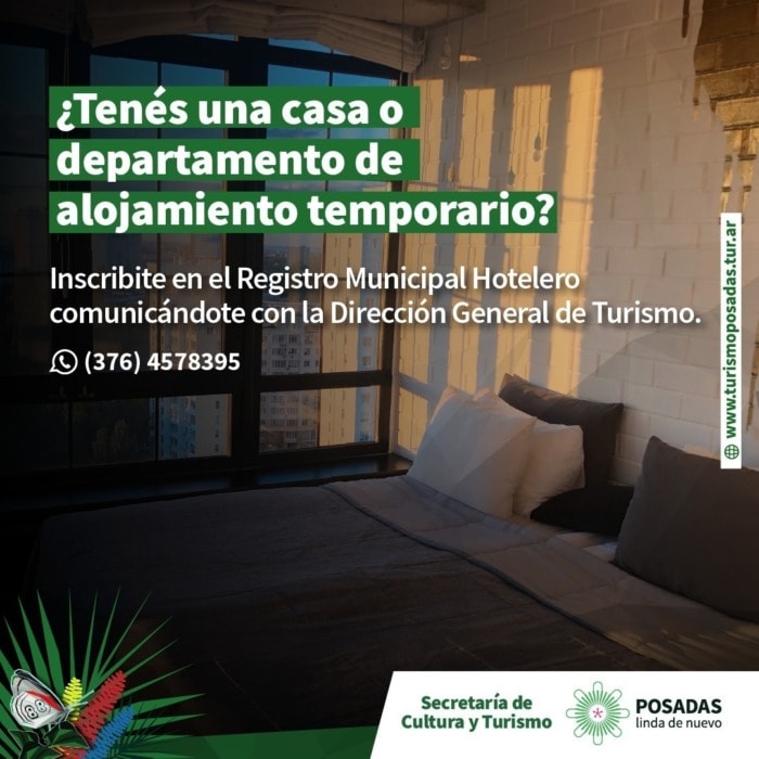 Posadas abre la convocatoria para el registro de alojamientos complementarios 1 2 - WhatsApp Image 2022 07 13 at 6.07.31 PM - 1