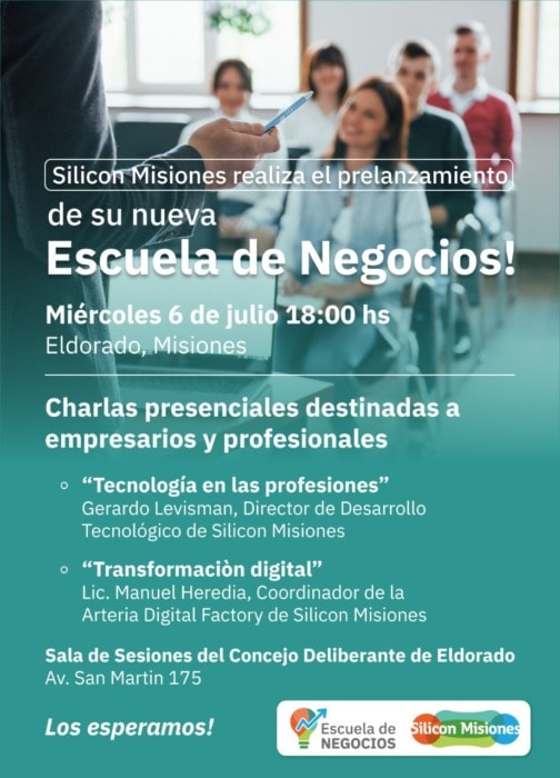 Silicon Misiones lanzará su innovadora “Escuela de Negocios” 1 2 - escuela de negocios 2 2 - 1
