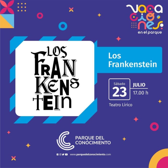 Los Frankenstein llegan a las Vacaciones en el Parque 1 2 - flyer sabado - 1