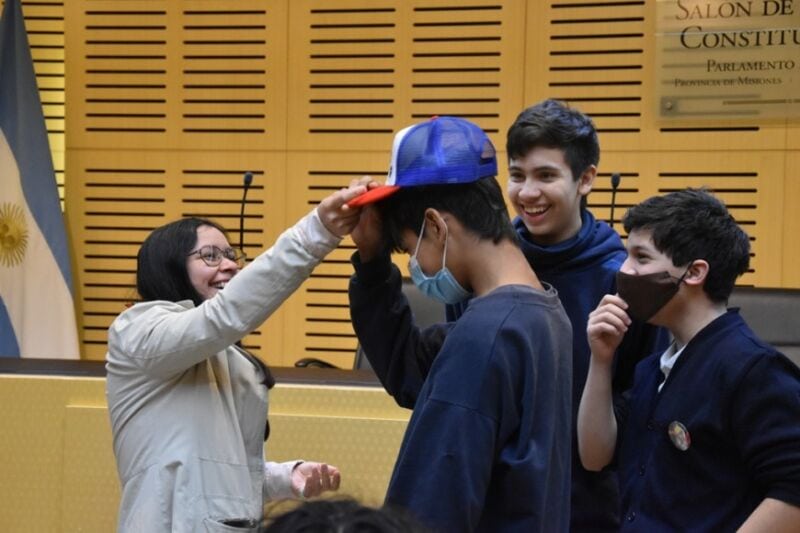 Estudiantes visitaron las instalaciones de la Legislatura 4 8 - Estudiantes visitaron las instalaciones 7 - 7