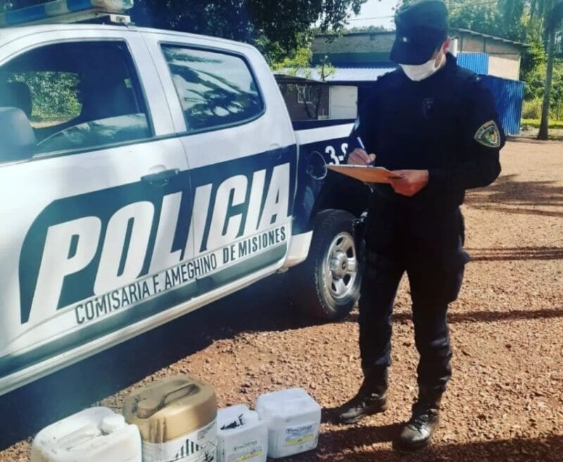 Tres detenidos y elementos recuperados en varios localidades misioneras 1 2 - Tres detenidos y elementos recuperados 1 - 1