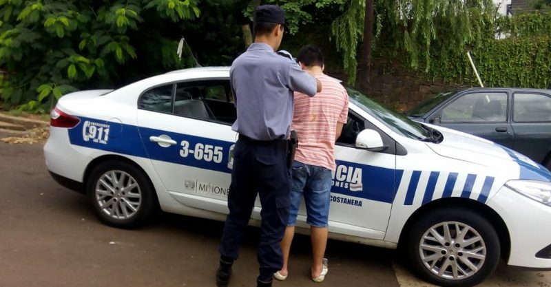 Joven ebrio causaba disturbios y terminó en la cárcel