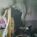 Bomberos sofocaron incendio que destruyó tres aulas del NENI 2043