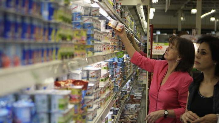 Leve recuperación de las ventas en supermercados en febrero