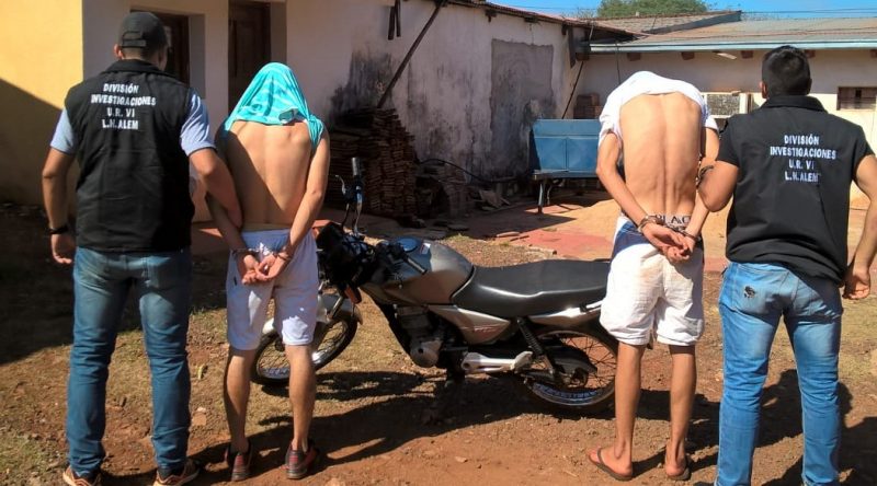 Alem: recuperan una moto robada en Oberá y detienen a dos jóvenes