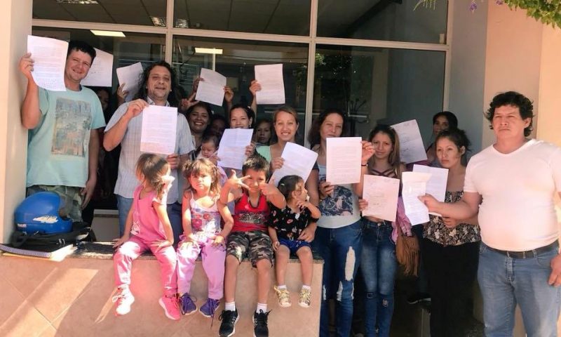 Chacra 239: A través de un acuerdo con Iprodha, 14 familias serán relocalizadas