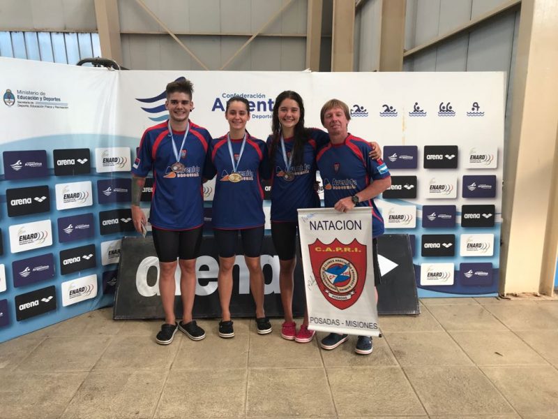 Natación: Misiones, nuevamente presente en el Campeonato Nacional