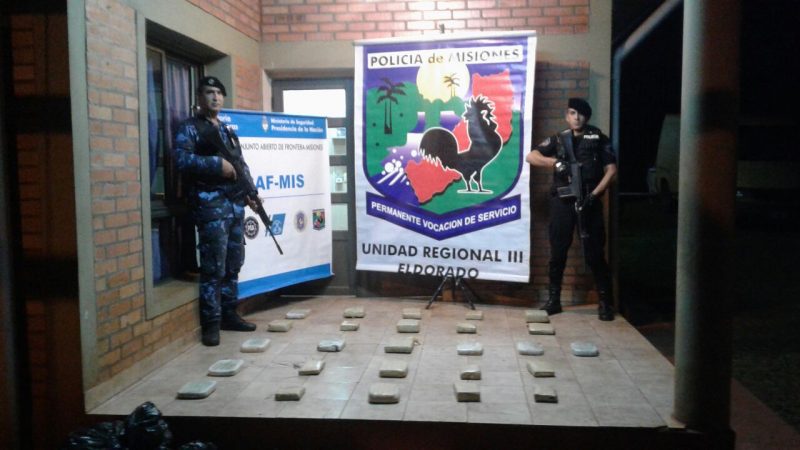 Santiago de Liniers: incautaron más de 27 kilos de marihuana