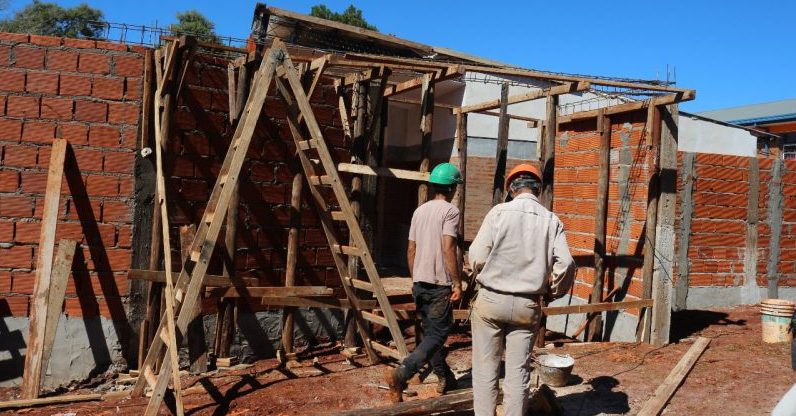 Puerto Piray: reparan la Escuela de Frontera 619