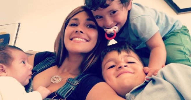 La selfie súper tierna de Antonela Roccuzzo junto a Thiago, Mateo y Ciro