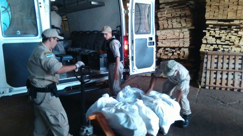 Puerto Esperanza: incineraron casi tres toneladas de marihuana