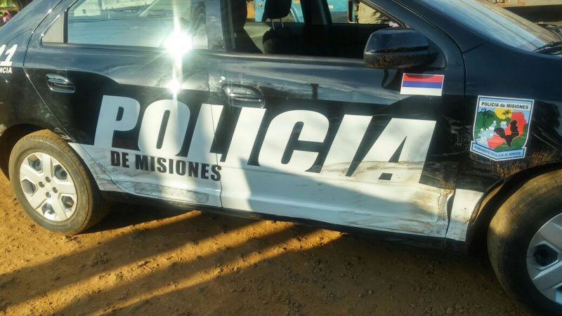 Detuvieron a conductor ebrio y fuera de control que chocó dos patrulleros