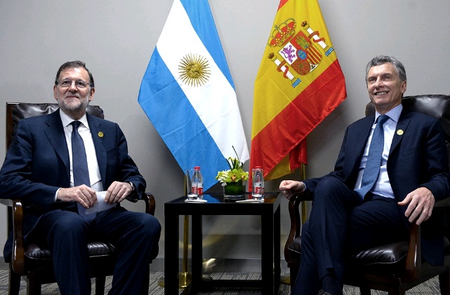 Macri y Rajoy hablarán de inversiones, seguridad, medioambiente y educación