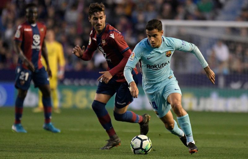 El Barcelona pierde el invicto ante el Levante