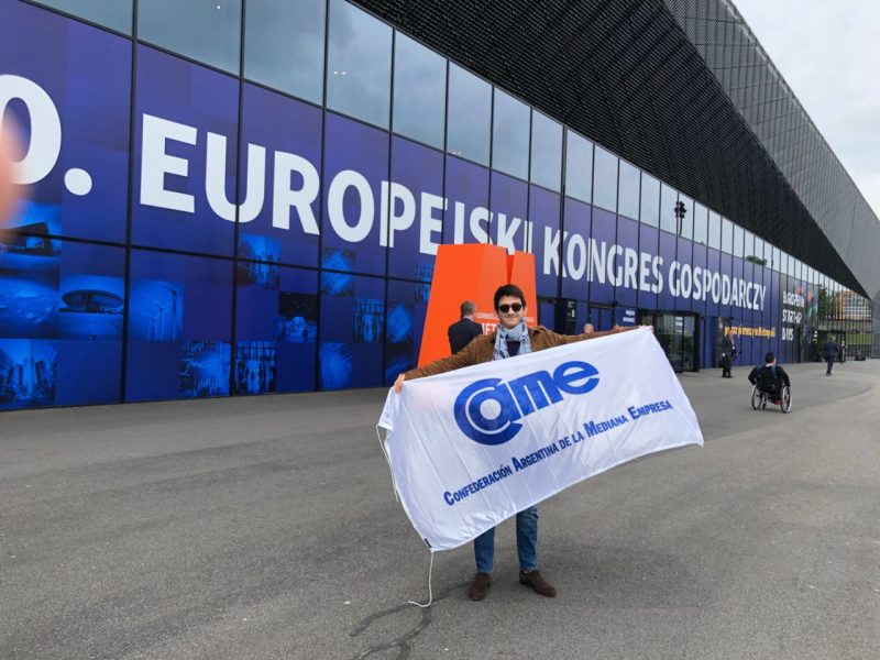 Joven empresario de la CEM expuso en Congreso Económico Europeo