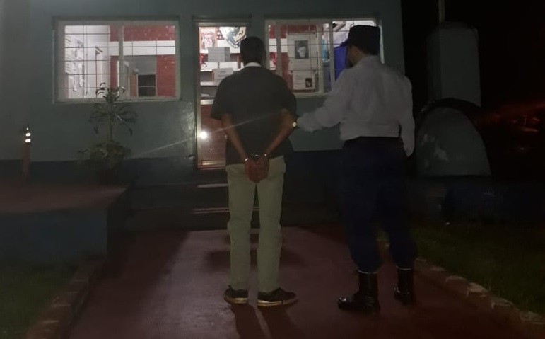 Aristóbulo del Valle: agredió a su familia y fue preso