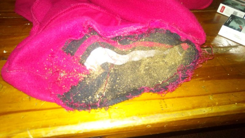 Familiar intentó pasar marihuana para un detenido en costuras de un buzo