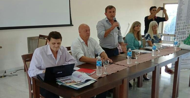 Reunión de intendentes de la CODEIM con Safrán y Pischik en Dos de Mayo