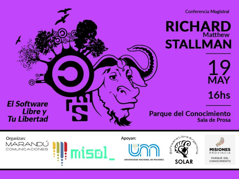 Conferencia magistral sobre el software libre y el sistema operativo GNU