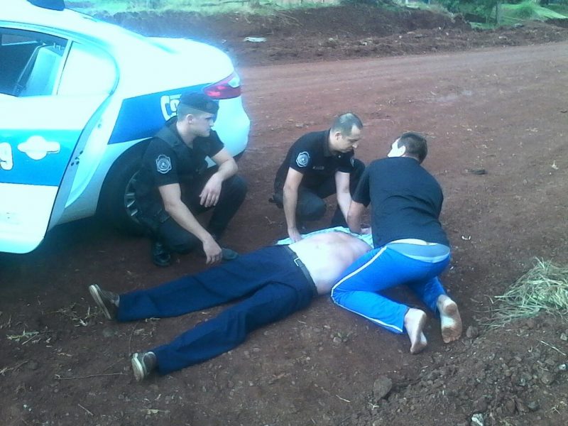 Socorrieron y reanimaron a un periodista en Alem
