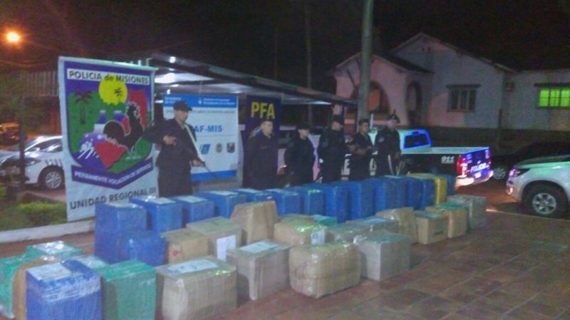 Incautaron droga y contrabando por 10 millones de pesos en distintos procedimientos